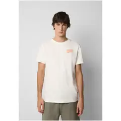 SCALPERS - Polera Print Trasero Off White