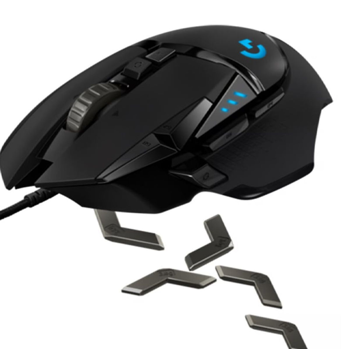 LOGITECH - Mouse Gamer Logitech G502 Hero - Negro y Mousepad