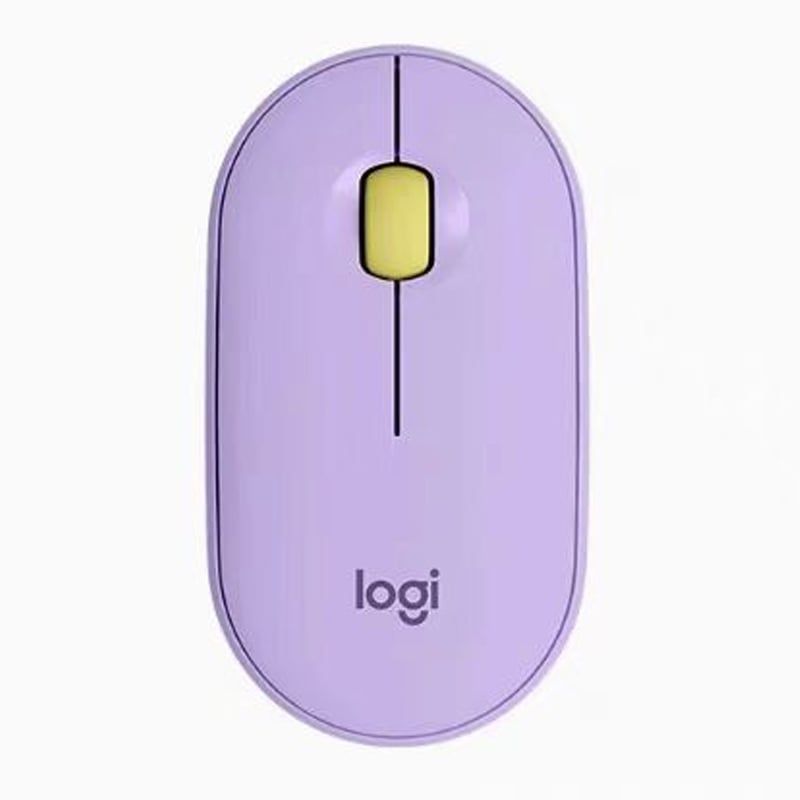 LOGITECH - Mouse M350S Pebble Morado Logitech