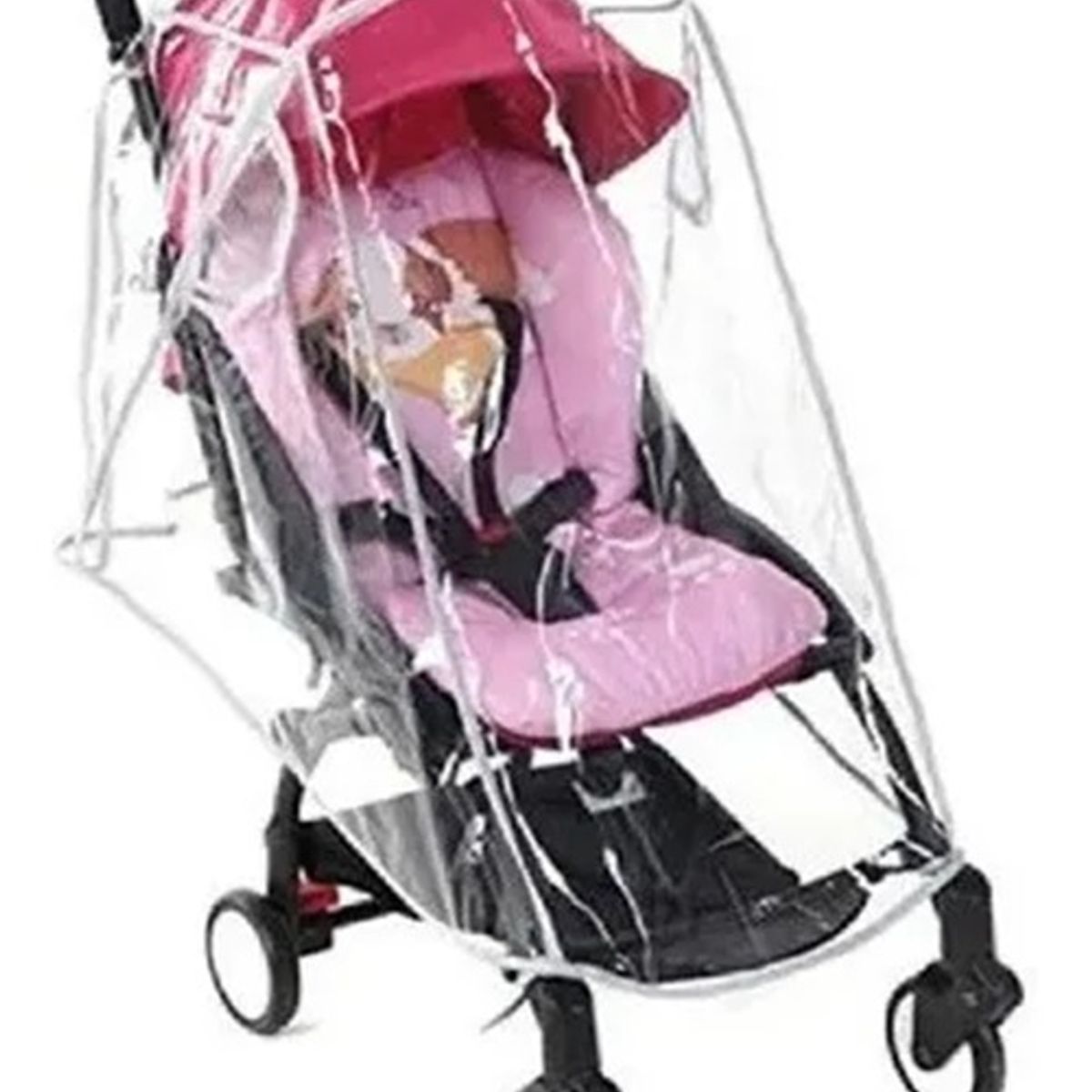 GENERICO - Cubre Coche Impermeable  Modelo Universal Borde Rosado