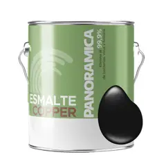PINTURAS PANORAMICA LTDA - Esmalte al Agua Stainado Color Negro Galón