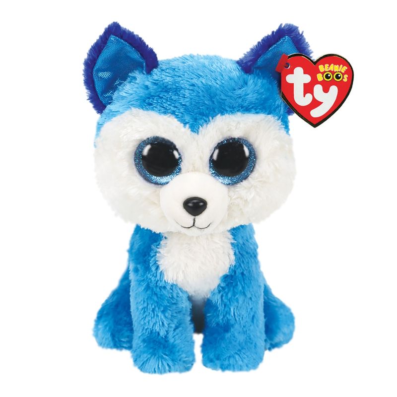 BEANIE BOOS - Peluche Beanie Boos colección Prince Husky azul