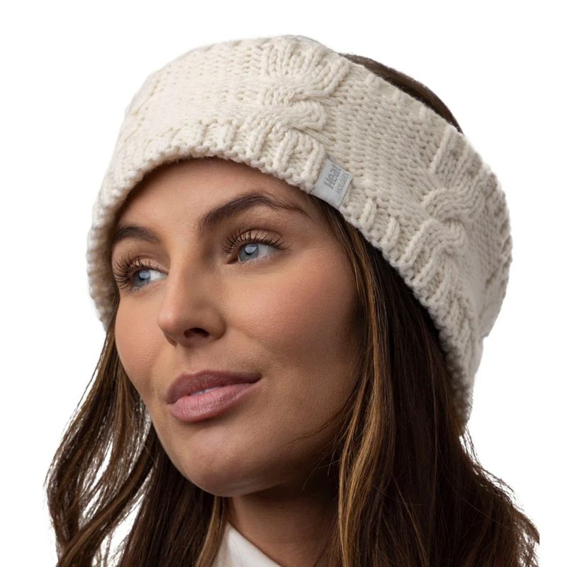 HEAT HOLDERS - Cintillo HeadBand Crema Heat Holders