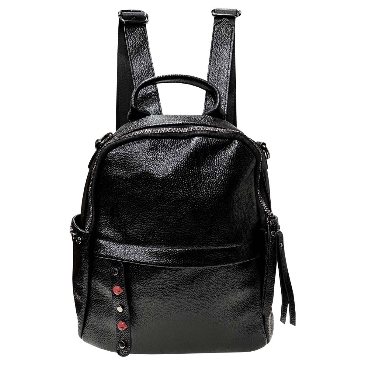 TODOPIEL - Mochila Cuero Mujer Negro Todopiel
