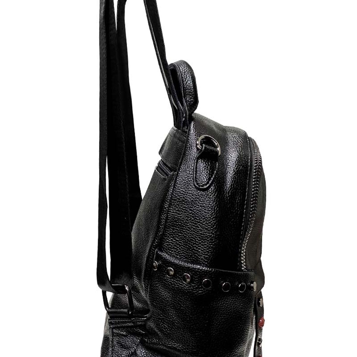 TODOPIEL - Mochila Cuero Mujer Negro Todopiel