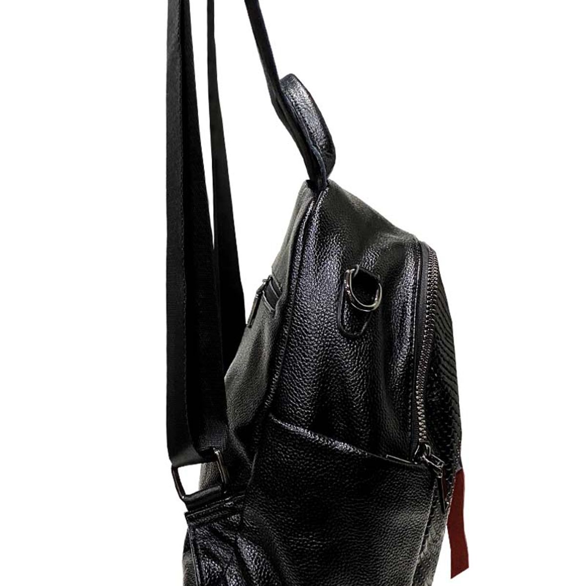 TODOPIEL - Mochila Cuero Mujer Negro Todopiel