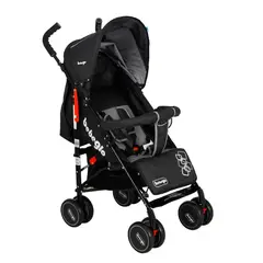 BEBEGLO - Coche Paseo RS-1380L-4 Negro