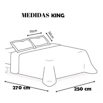 Imagen 2 del producto Plumon king negro Plush con chiporro gran sol