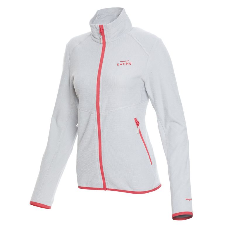 KANNU - Polar Squares Full Zip Mujer KANNU