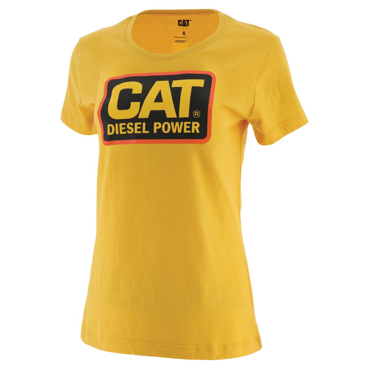 CAT - Polera Mujer Women S Diesel Power Amarillo CAT