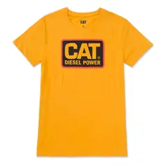 CAT - Polera Mujer Women S Diesel Power Amarillo