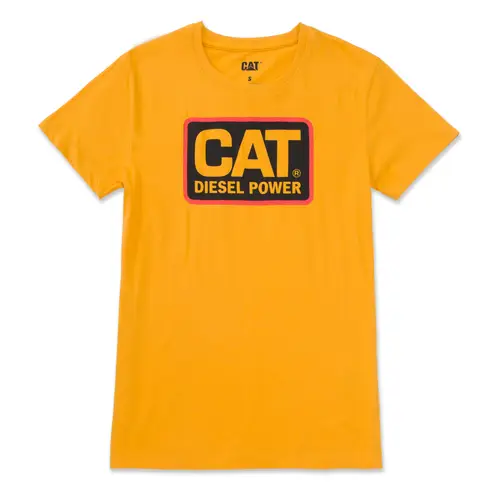 CAT - Polera Mujer Women S Diesel Power Amarillo