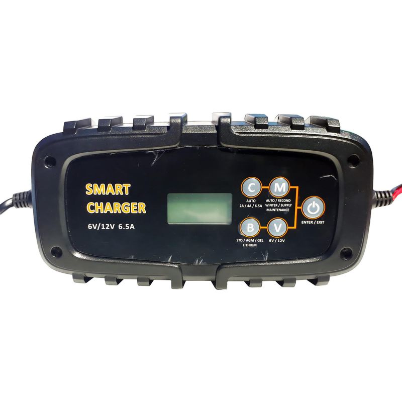 SMART - Cargador Batería Inteligente 6v-12v  6.5a
