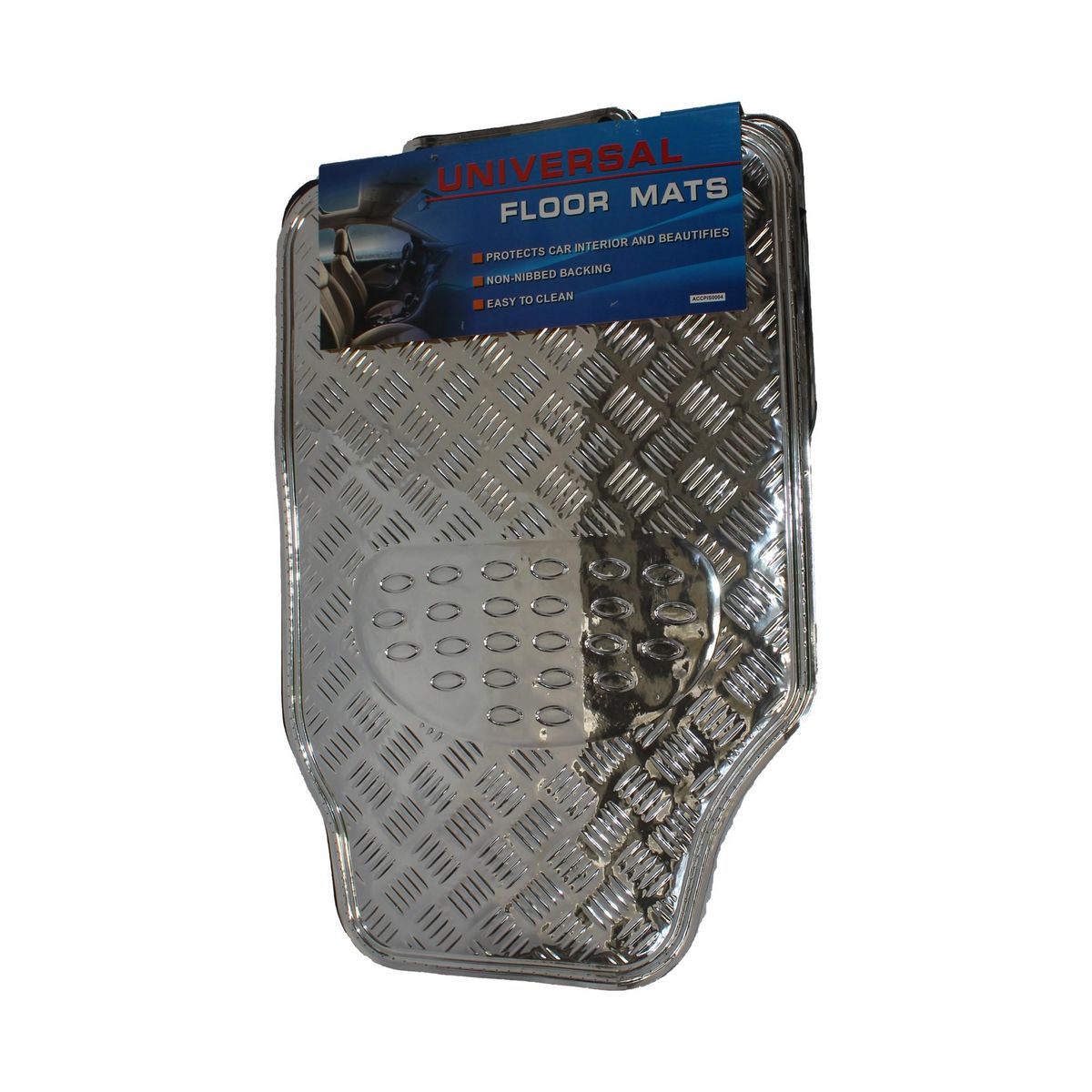 MCDODO - Set De Pisos Auto 4 Piezas Color Plata