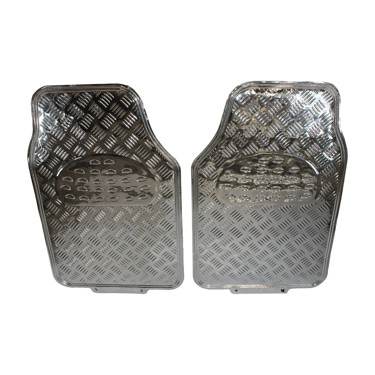 MCDODO - Set De Pisos Auto 4 Piezas Color Plata