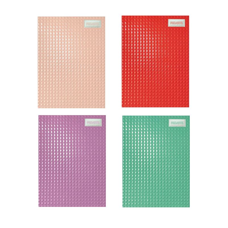PROARTE - Cuaderno Triple Carta 150 hojas 7mm Relieves Pastel