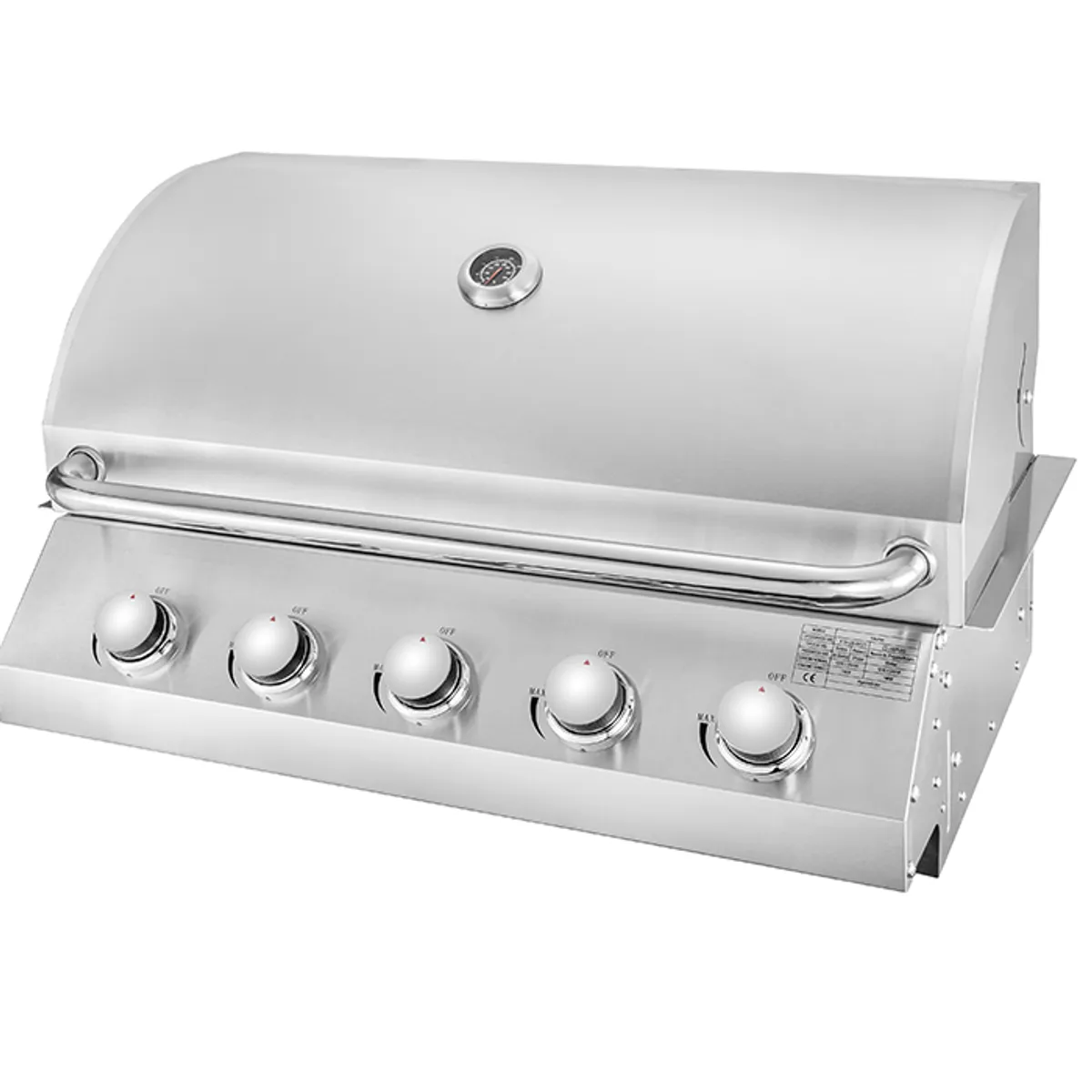 BBQ HOUSE - Parrilla a gas empotrable 5 quemadores