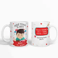 ESTAMPA MANIA - Taza aquí toma el mejor Novio del mundo D23