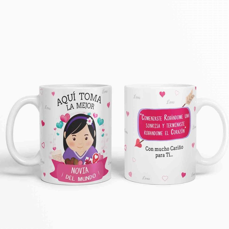 GENERICO - Taza aquí toma la mejor Novia del mundo D24