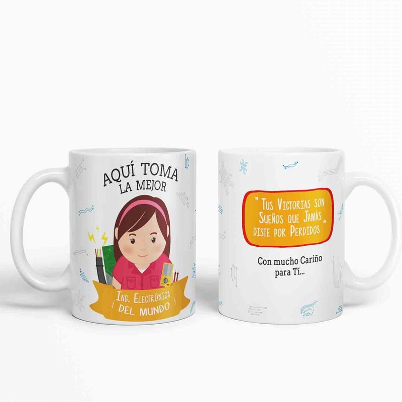 ESTAMPA MANIA - Taza aquí toma la mejor Ing Electrónico del mundo D28