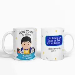 ESTAMPA MANIA - Taza aquí toma el mejor Mecánico del mundo D31