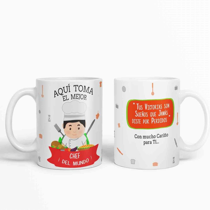 GENERICO - Taza aquí toma el mejor Cocinero del mundo D36