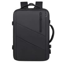 Mochila Laptop Ejecutiva Expandible USB Impermeable Antirrobo 20-39L