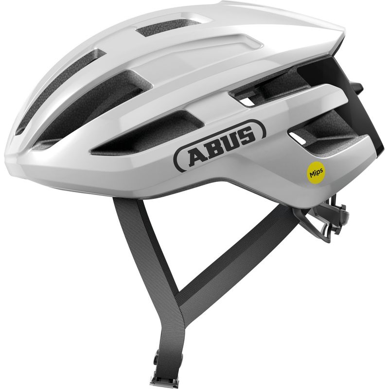 ABUS - Casco Bicicleta Powerdome Mips Blanco Brilla Talla S 51-55cm
