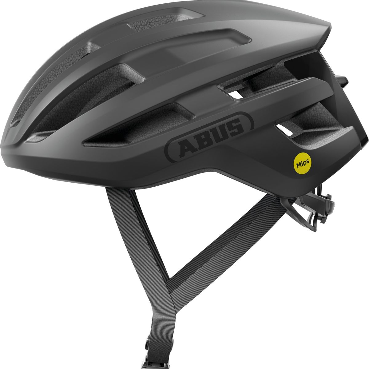 ABUS - Casco Bicicleta Powerdome Mips Negro Talla S 51-55cm