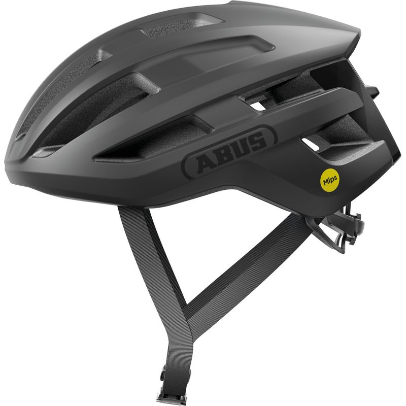 ABUS - Casco Bicicleta Powerdome Mips Negro Talla S 51-55cm