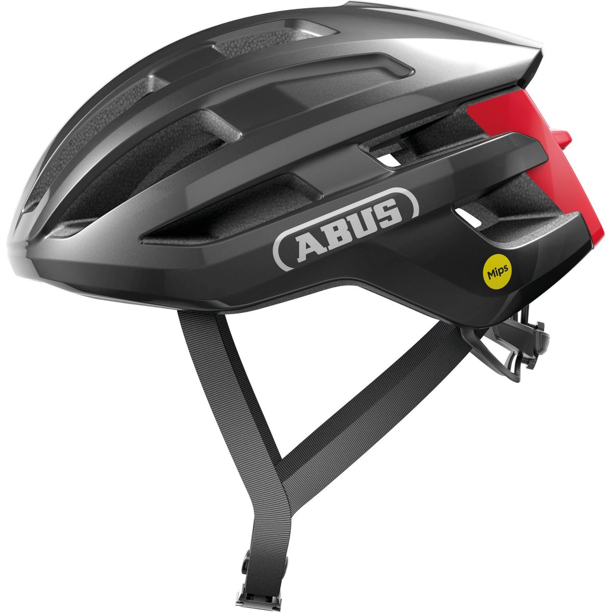ABUS - Casco Bicicleta Powerdome Mips Titan Talla S 51-55cm