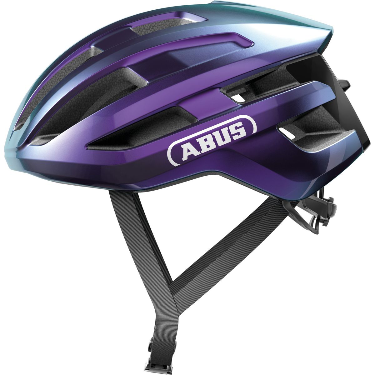 ABUS - Casco Bicicleta Powerdome Mips Purpura Flip Talla L 57-61cm