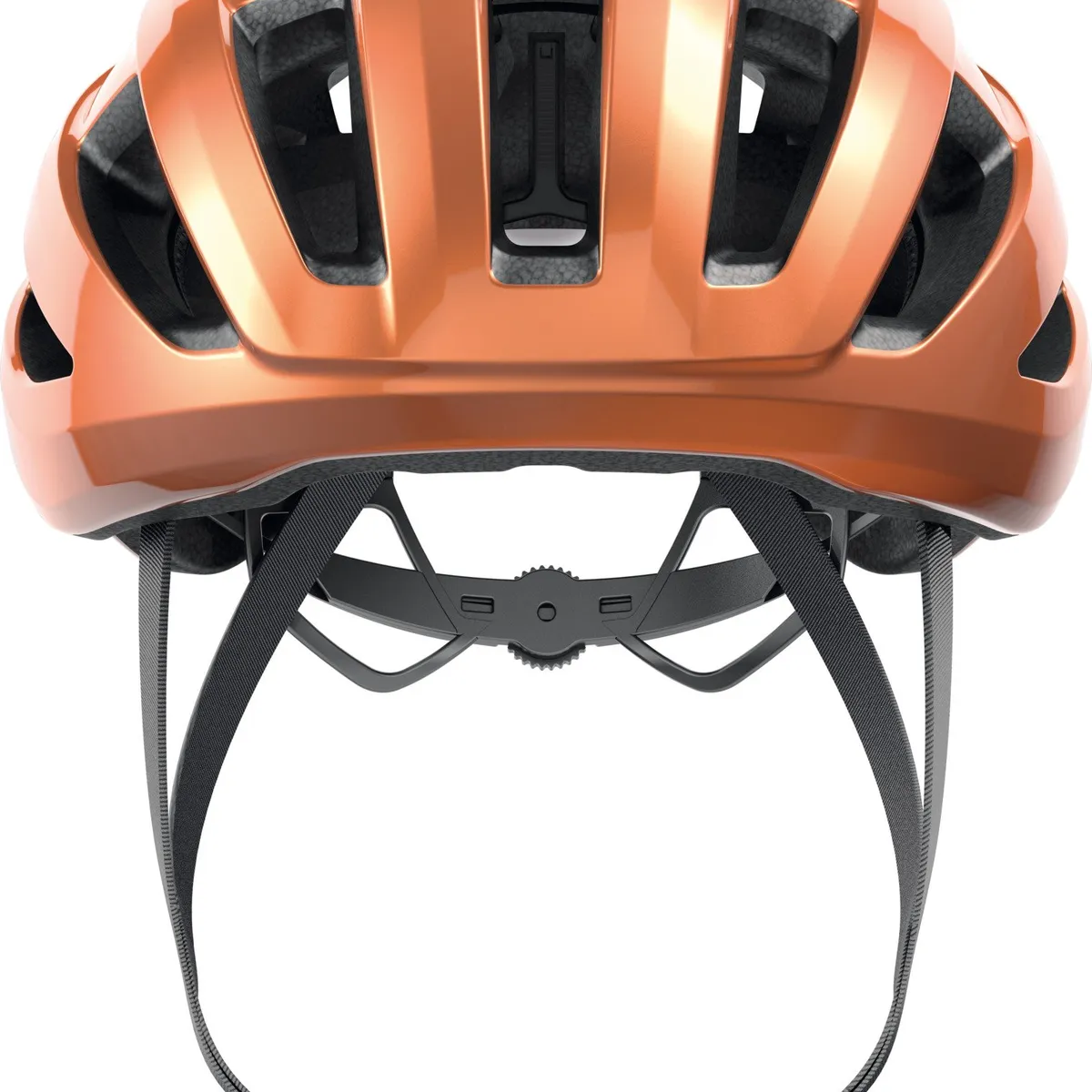ABUS - Casco Bicicleta Powerdome Naranja Talla L 57-61cm
