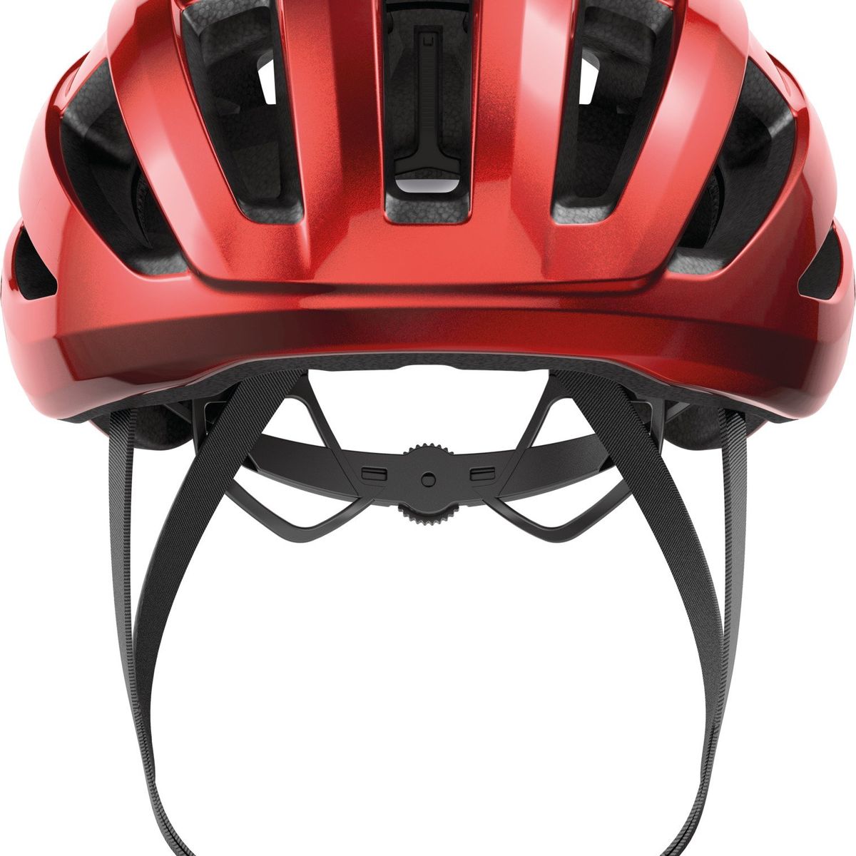 ABUS - Casco Bicicleta Powerdome Rojo Talla L 57-61cm