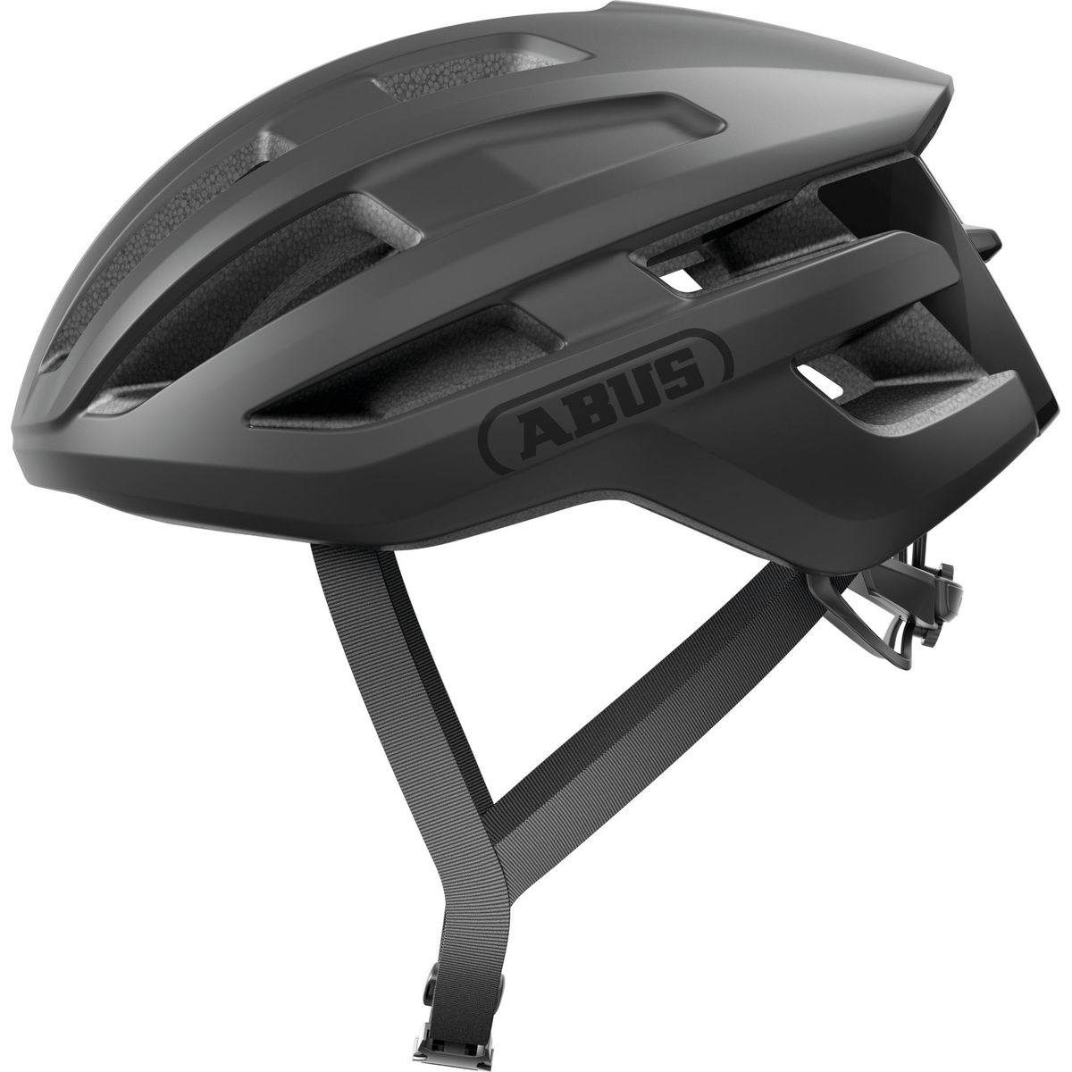 ABUS - Casco Bicicleta Powerdome Negro Talla S 51-55cm