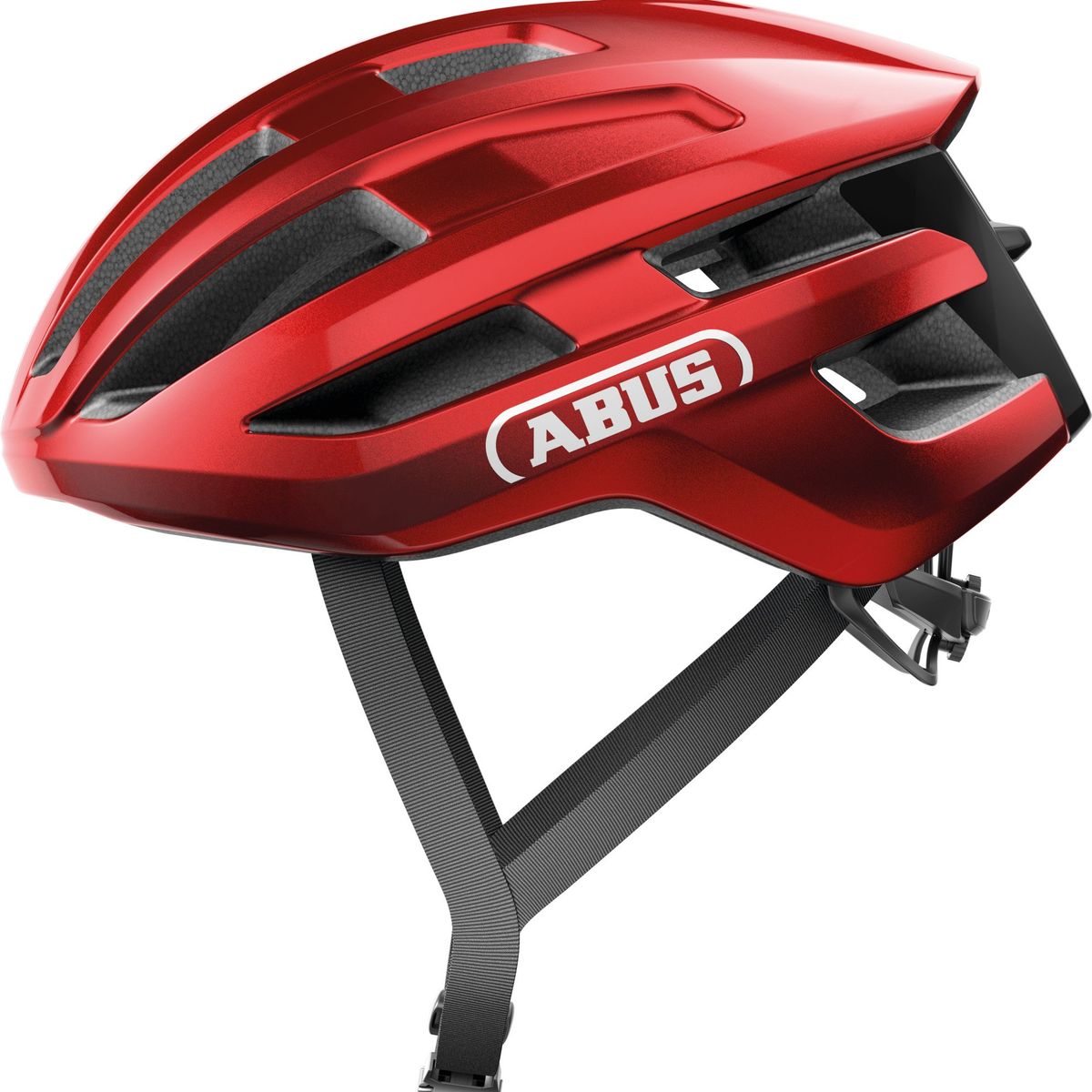 ABUS - Casco Bicicleta Powerdome Rojo Talla S 51-55cm