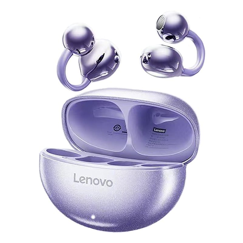 LENOVO - Audífonos Lenovo TA140  Tws Audífonos Bluetooth 5.4 Earphone Morado