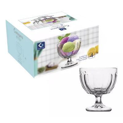 Imagen 2 del producto Set 4 Copas Helado Ceviche Postre 420 ML Kimglass