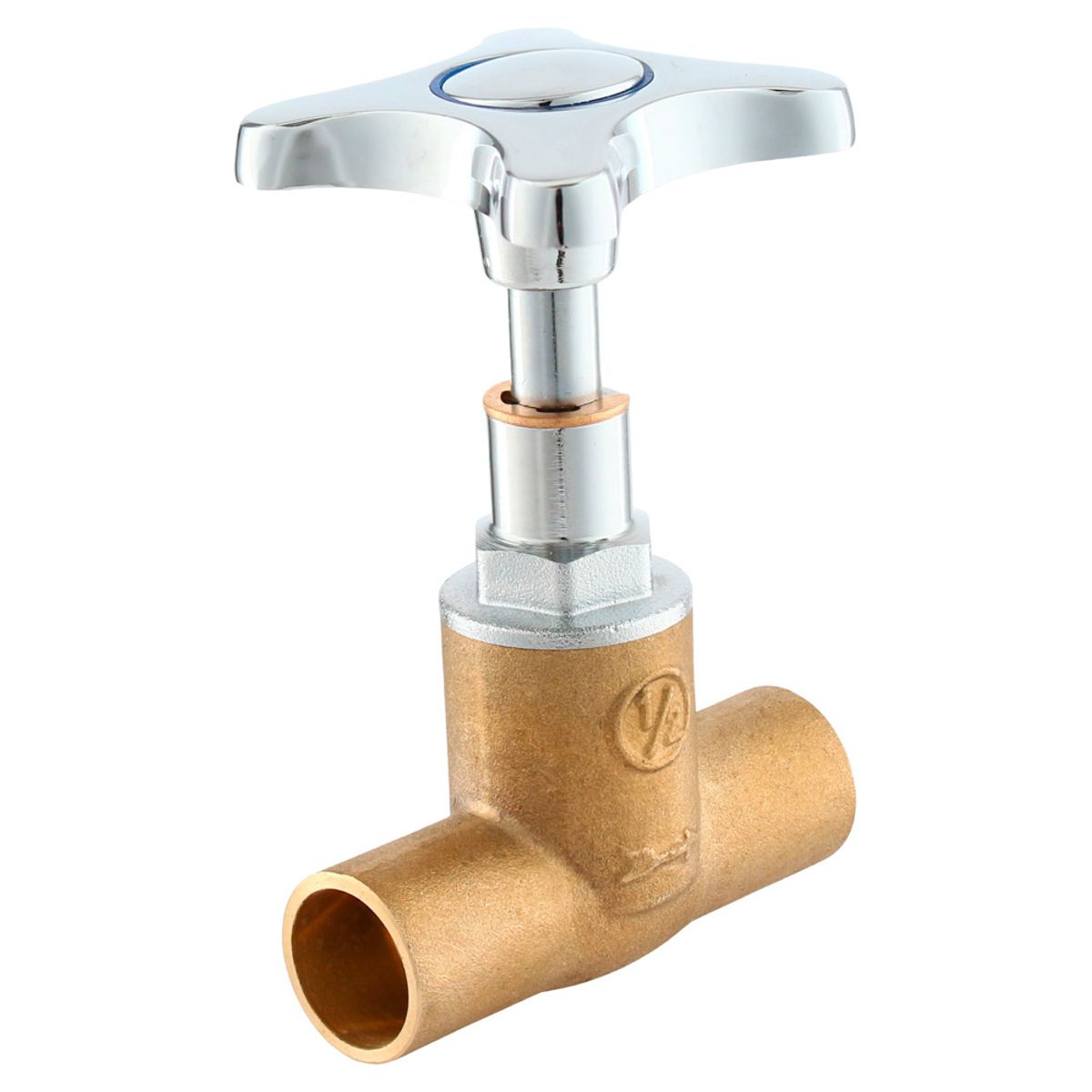 DUSCHY - LLAVE DE PASO 12 MANGO ZINC