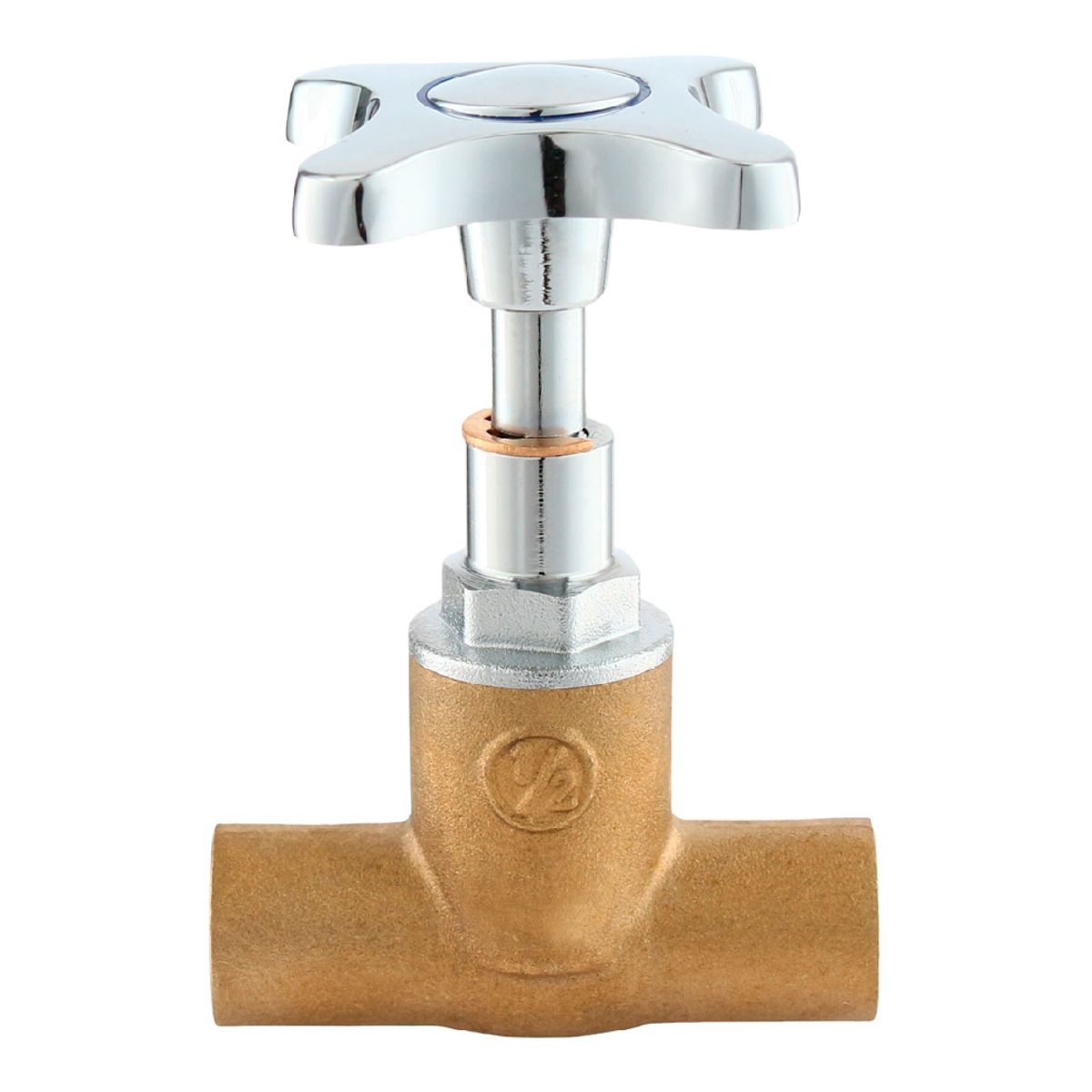 DUSCHY - LLAVE DE PASO 12 MANGO ZINC