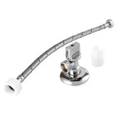 DUSCHY - LLAVE ANGULAR Y FLEXIBLE 12 25CM