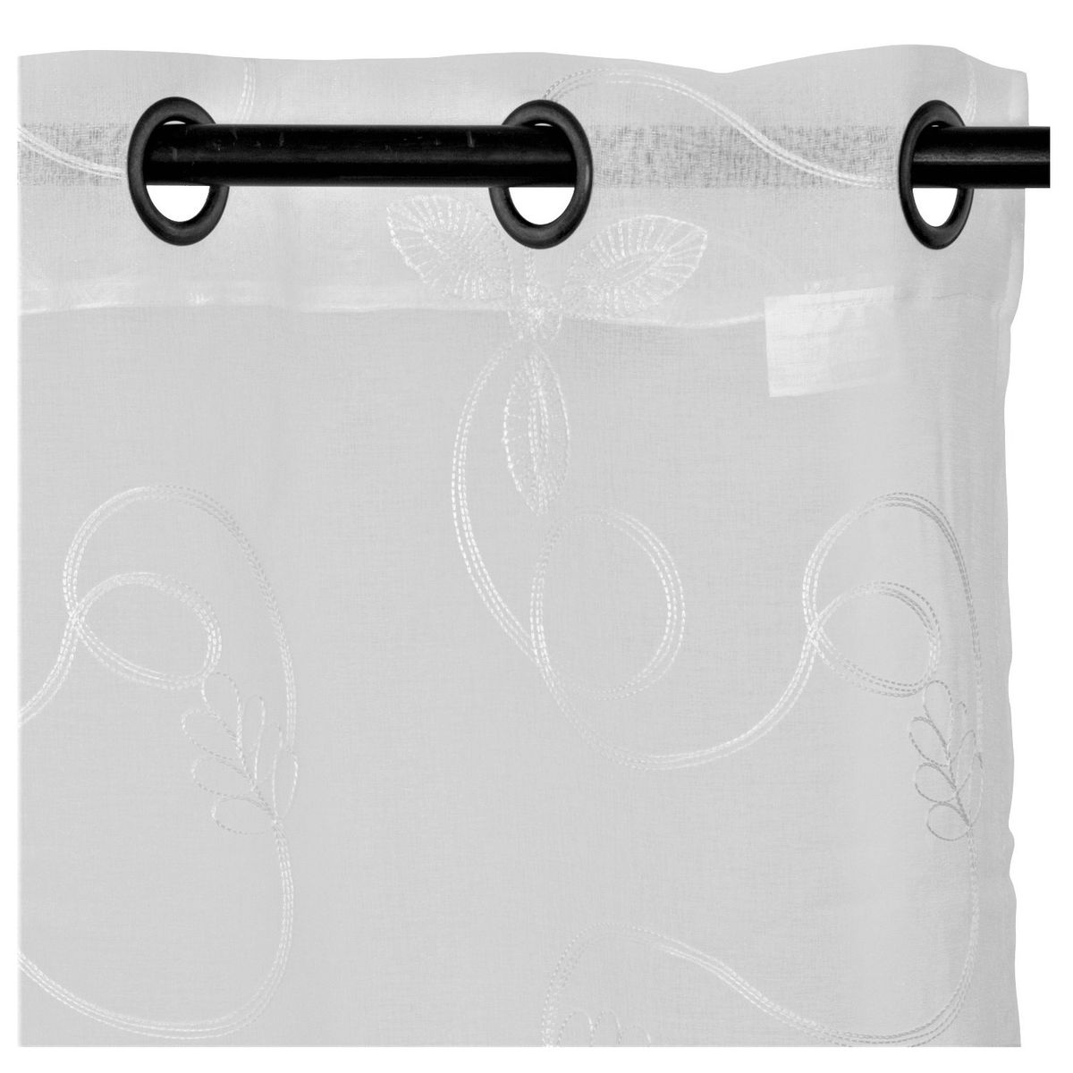 MASEL - Set  2 Velos  Bordado 1.40x2.20 cm Blanco