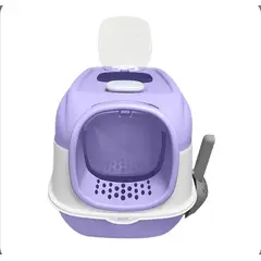 GENERICO - Baño Arenero Para Gato Con Luz Ultravioleta Violeta