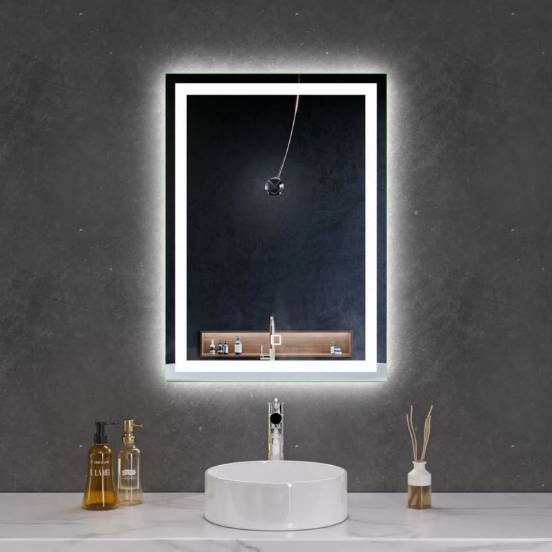 GENERICO - espejo con luz led modelo vertical