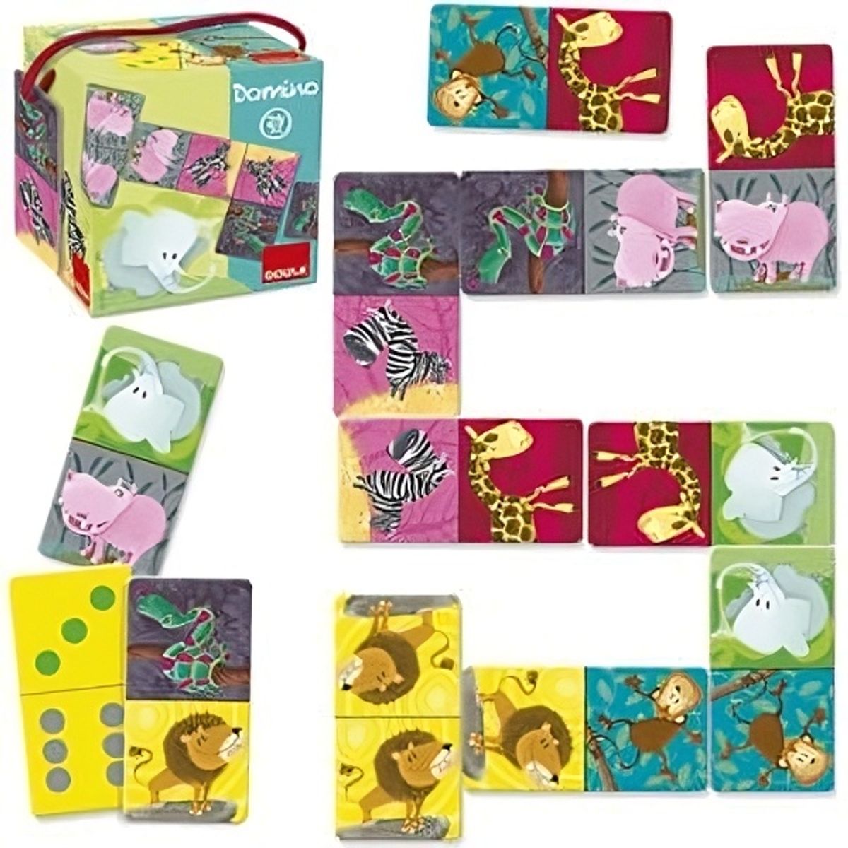 DISET - Juego Domino animales selva