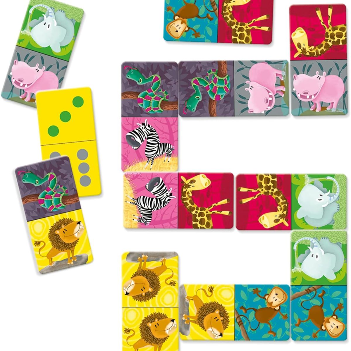 DISET - Juego Domino animales selva