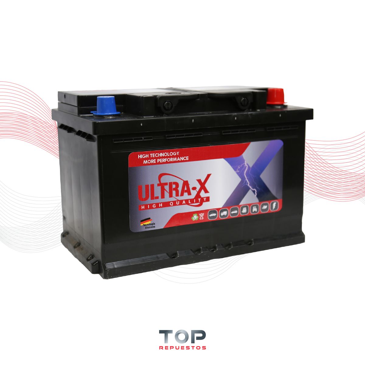 GENERICO - Bateria Ultra-x 70a 570cca Borne Std Derecho Qs-l3-57220