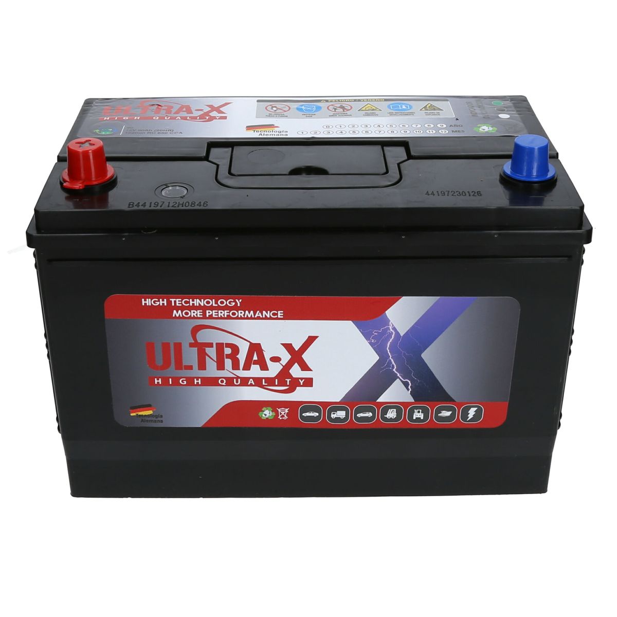 GENERICO - Bateria Ultra-x (90 Ah) 650cca. Terminal Std Pol. Izquierdo