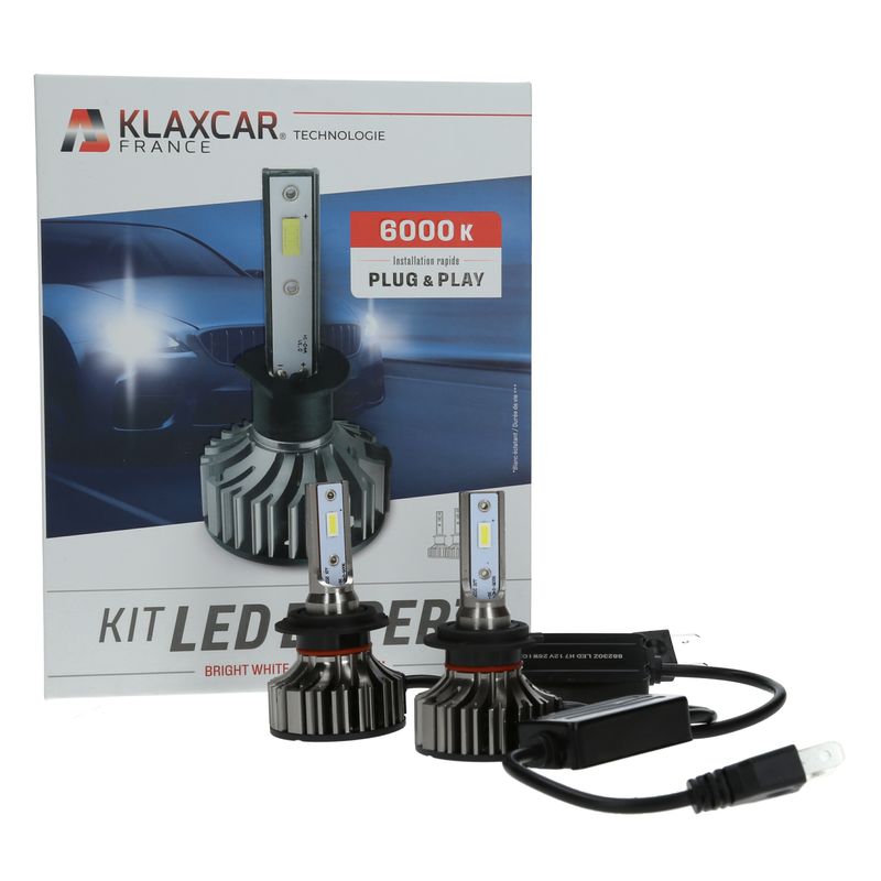 GENERICO - Kit Ampolletas Led H7 6000 Lm Klaxcar France