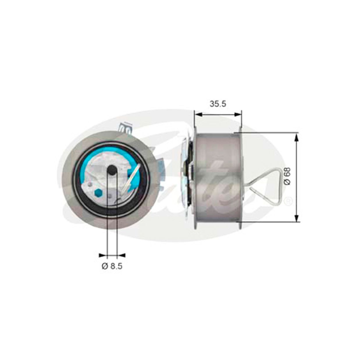 GATES - Gates Kit Distribucion Skoda Octavia 1.9 Bxe Diesel 02/10